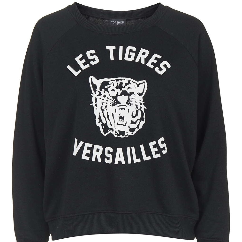 TOPSHOP Black Sweatshirt